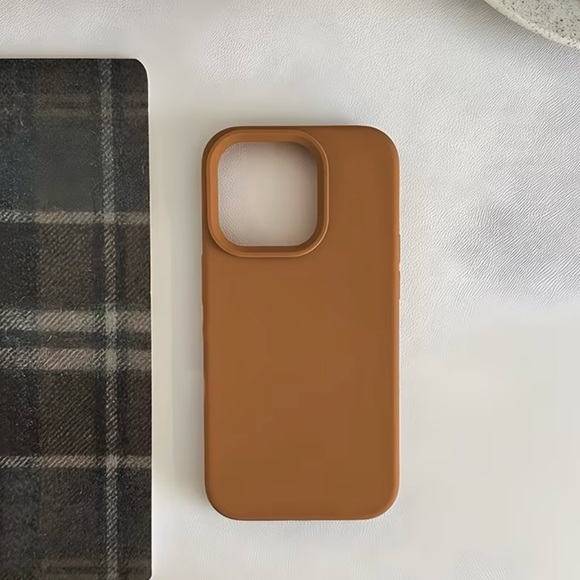 iPhone Phone Cases Set of 3 Minimalist Brown Ivory Black Shockproof TPU - Picture 5 of 7